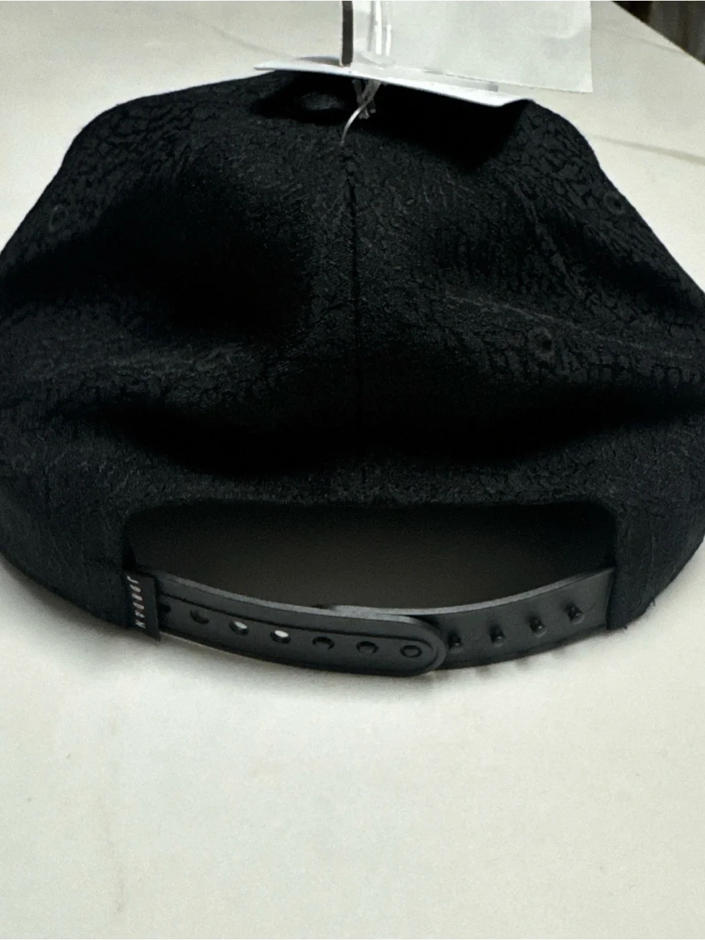 Jordan Jumpman Black Adjustable Snapback Cap, Child 4-7, Polyester Canvas